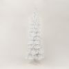 7.5FT White Slim Artificial Christmas Tree Includes Foldable Metal Stand