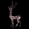 Acrylic Reindeer Christmas Decoration 140 LEDs 4 ft Warm White