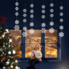 32Pcs Snowflake Ornament Christmas Hanging Christmas Tree Decorations