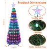 LED Lights Collapsible Christmas Tree Light with Remote App Control IP65 Waterproof Customized Multi-Color Mode Timer Setting Work with Alexa Google